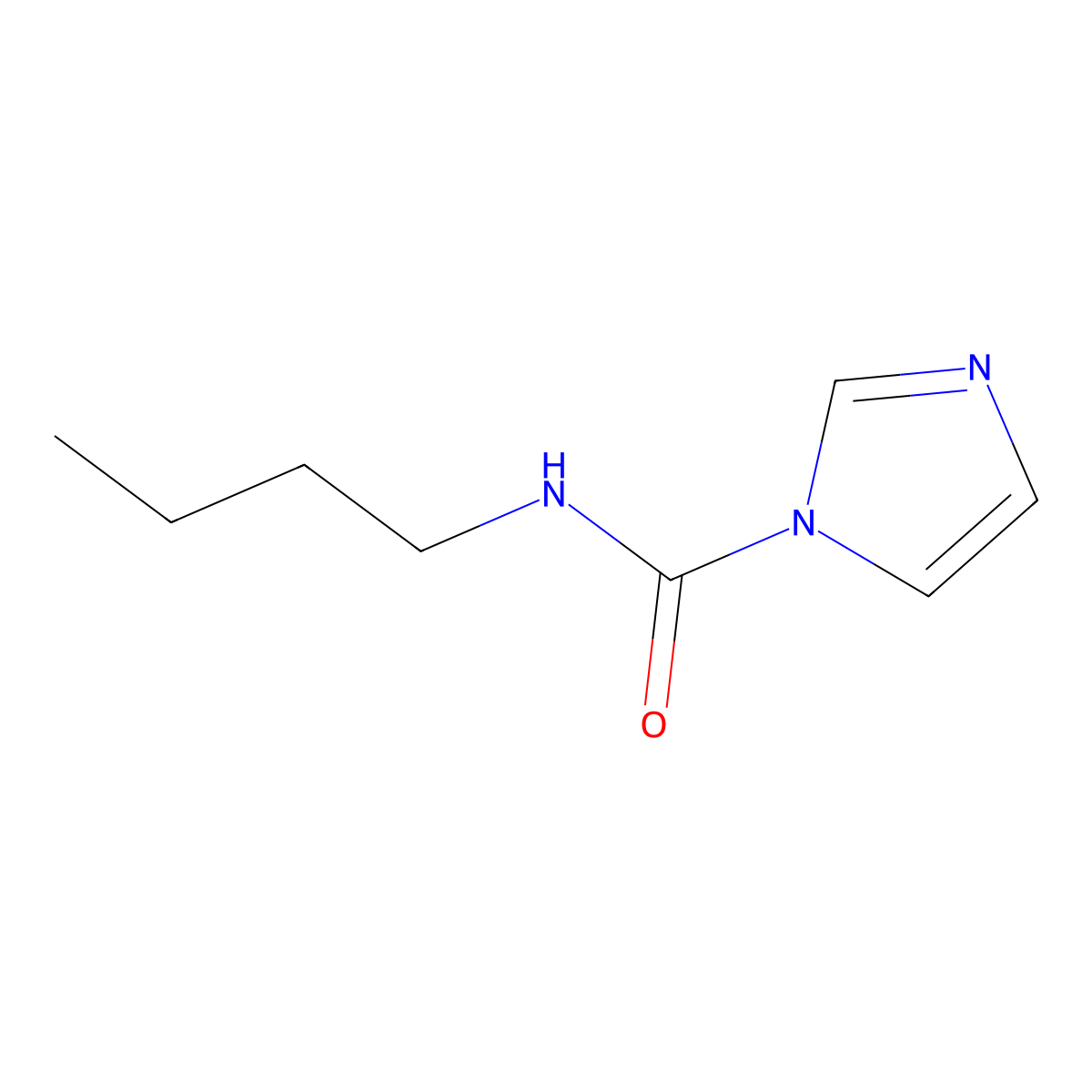N-butyl-1H-imidazole-1-carboxamide molecular structure, CAS 63678-26-2