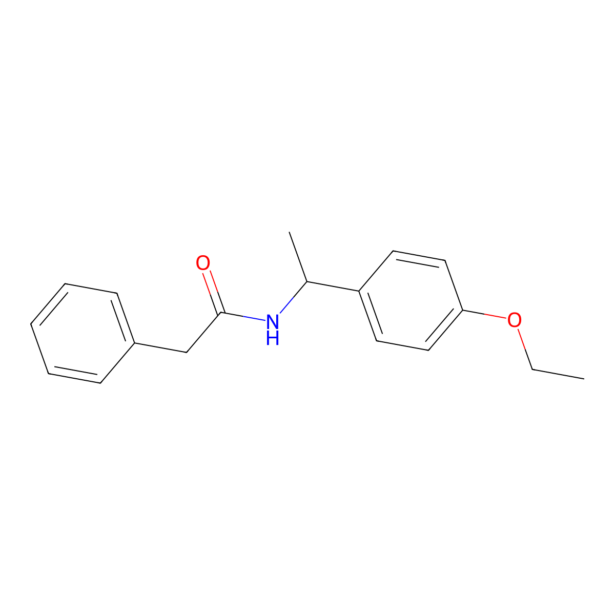 N-[1-(4-ethoxyphenyl)ethyl]-2-phenylacetamide molecular structure, CAS 636997-14-3
