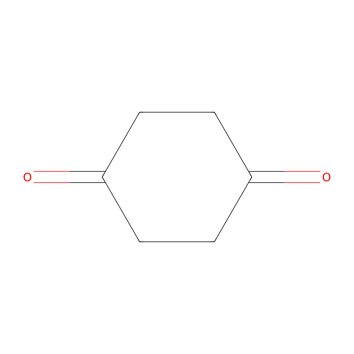 1,4-Cyclohexanedione molecular structure, CAS 637-88-7