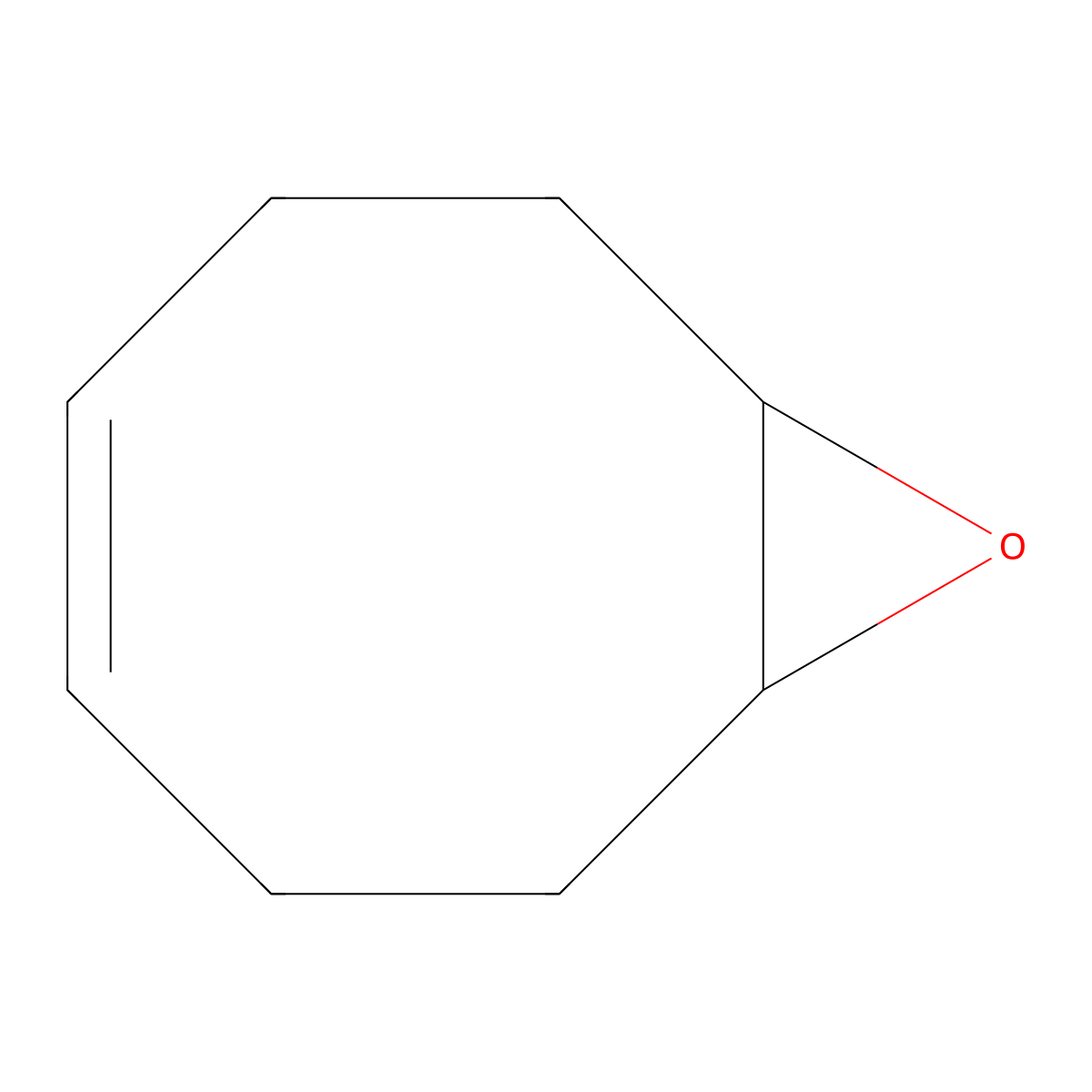 9-Oxabicyclo[6.1.0]non-4-ene molecular structure, CAS 637-90-1