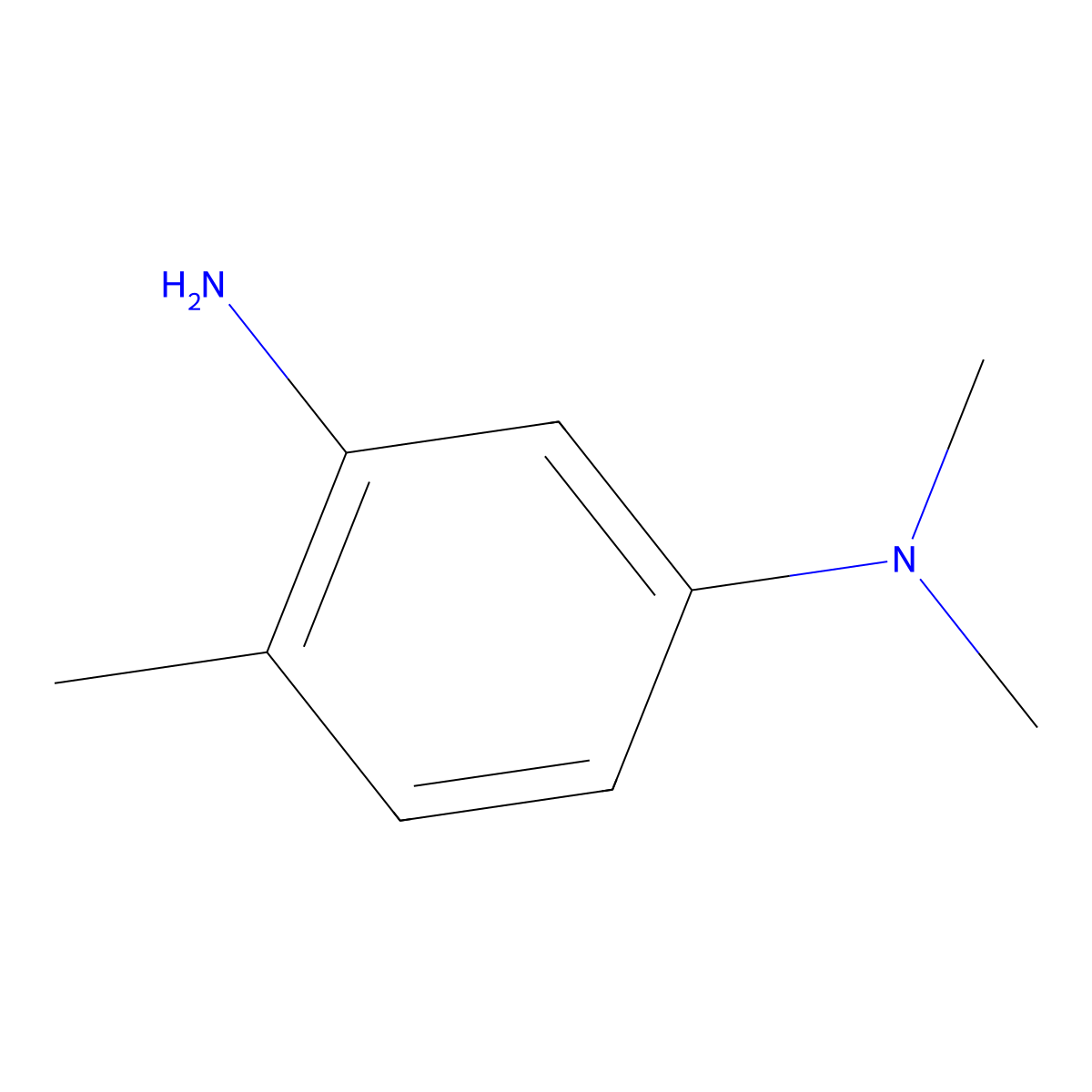 (3-Amino-4-methylphenyl)dimethylamine dihydrochloride hydrate molecular structure, CAS 6370-29-2