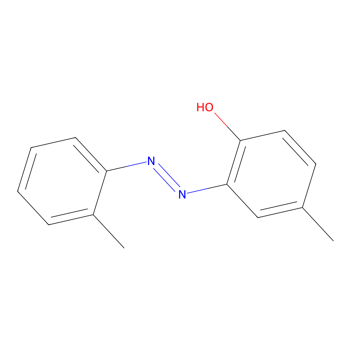 2-(o-Tolylazo)-p-cresol molecular structure, CAS 6370-43-0