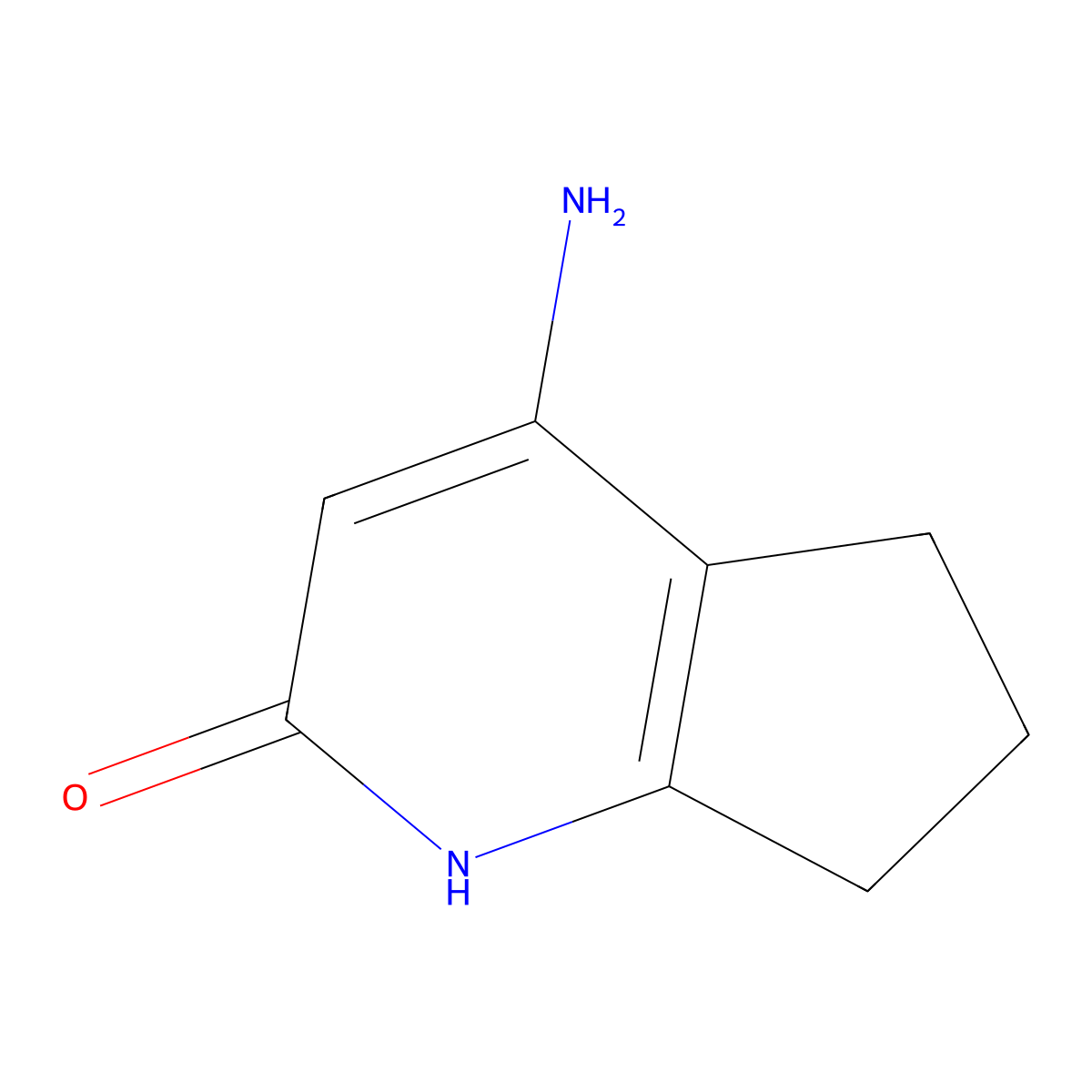 4-amino-5H,6H,7H-cyclopenta[b]pyridin-2-ol molecular structure, CAS 63704-54-1