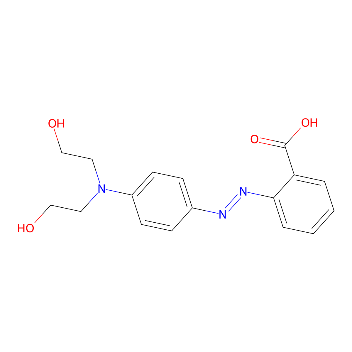 D&C Red No. 39 molecular structure, CAS 6371-55-7