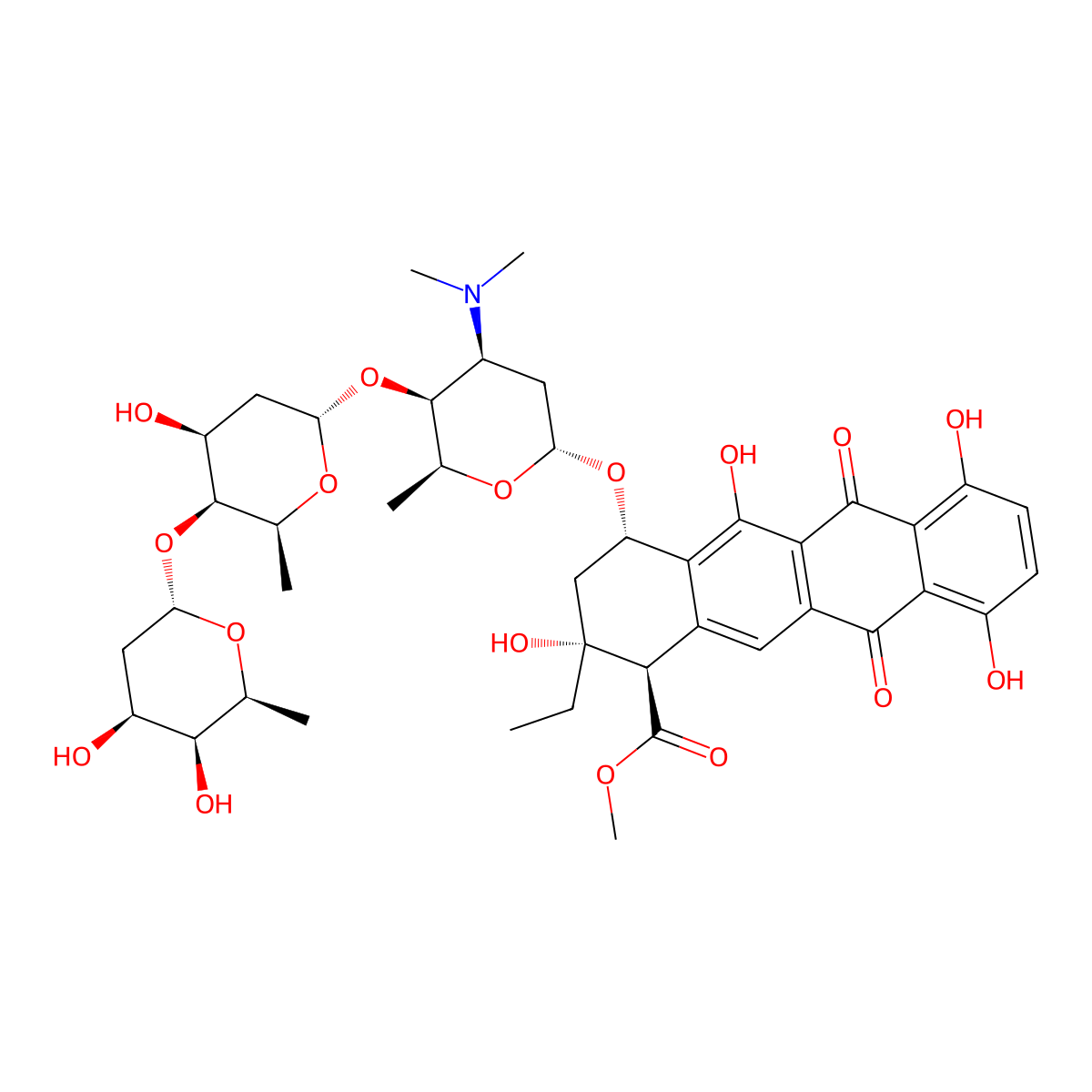 Marcellomycin molecular structure, CAS 63710-10-1