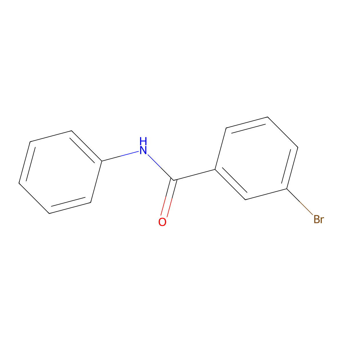 3-bromo-N-phenylbenzamide molecular structure, CAS 63710-33-8