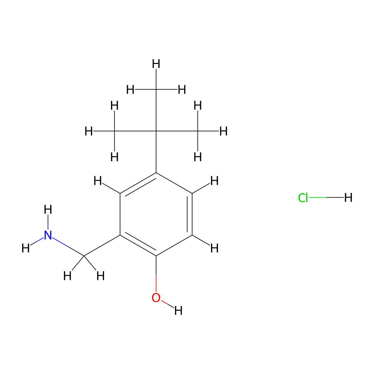 2-(Aminomethyl)-4-tert-butylphenol hydrochloride molecular structure, CAS 63712-11-8
