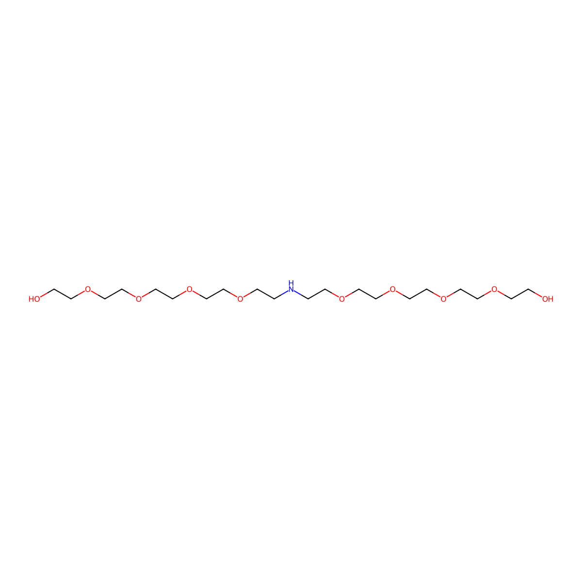 NH-bis(PEG4-OH) molecular structure, CAS 63721-06-2
