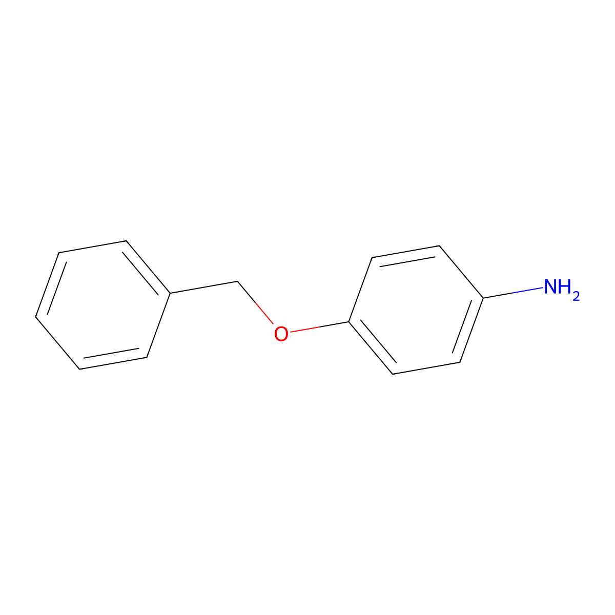 4-Benzyloxyaniline molecular structure, CAS 6373-46-2