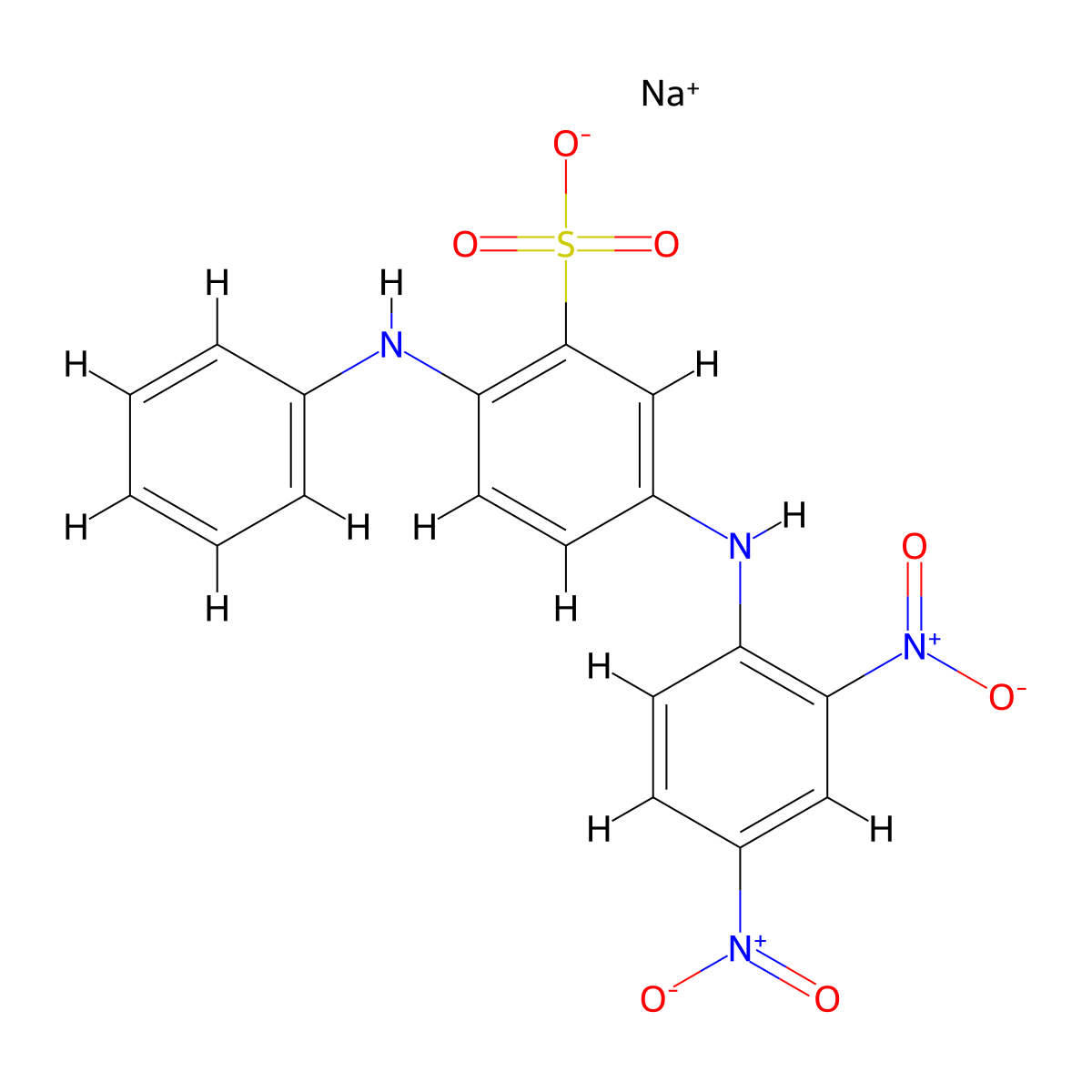 C.I. Acid Orange 3 molecular structure, CAS 6373-74-6