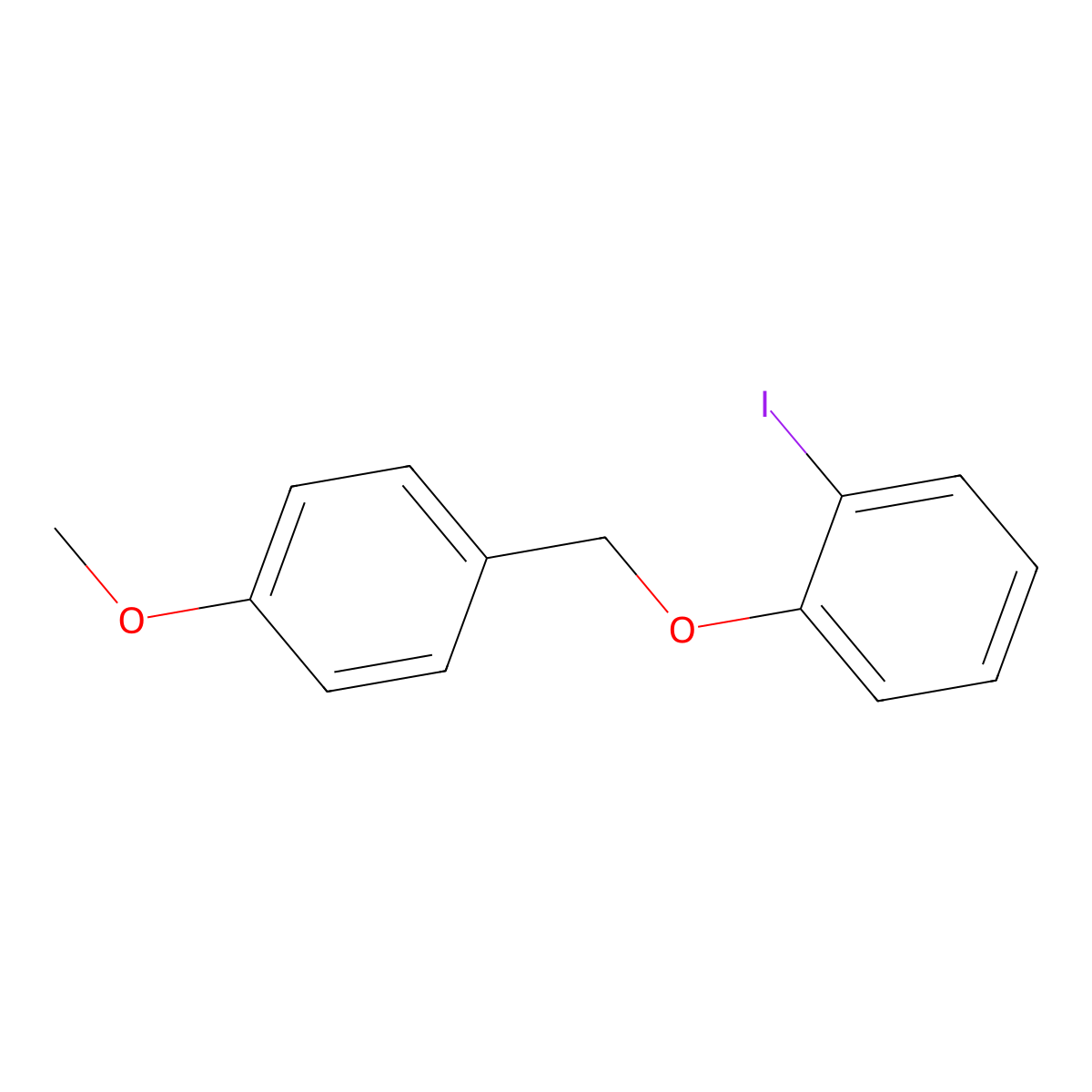 1-Iodo-2-[(4-methoxyphenyl)methoxy]benzene molecular structure, CAS 637301-05-4