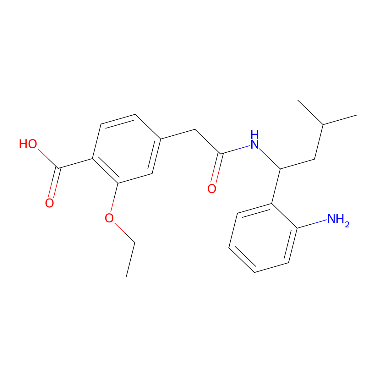 2-Despiperidyl-2-amino repaglinide molecular structure, CAS 637301-29-2