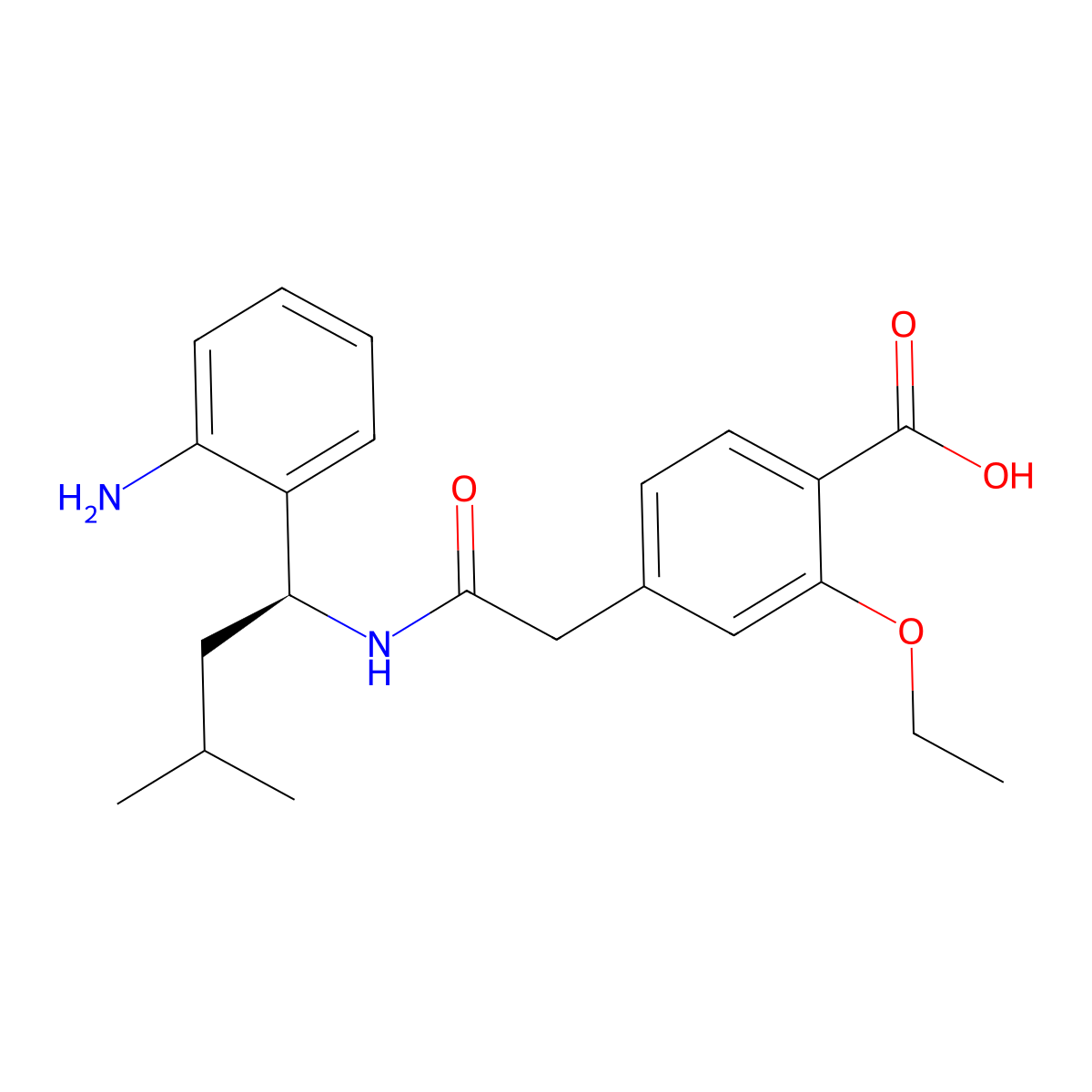 2-Despiperidyl-2-amino repaglinide molecular structure, CAS 637301-29-2