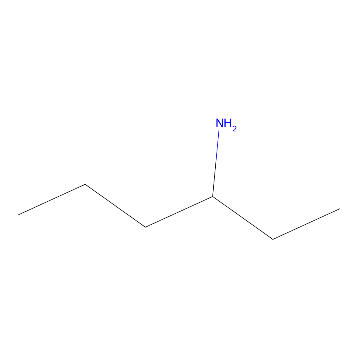 (3R)-hexan-3-amine molecular structure, CAS 63731-10-2