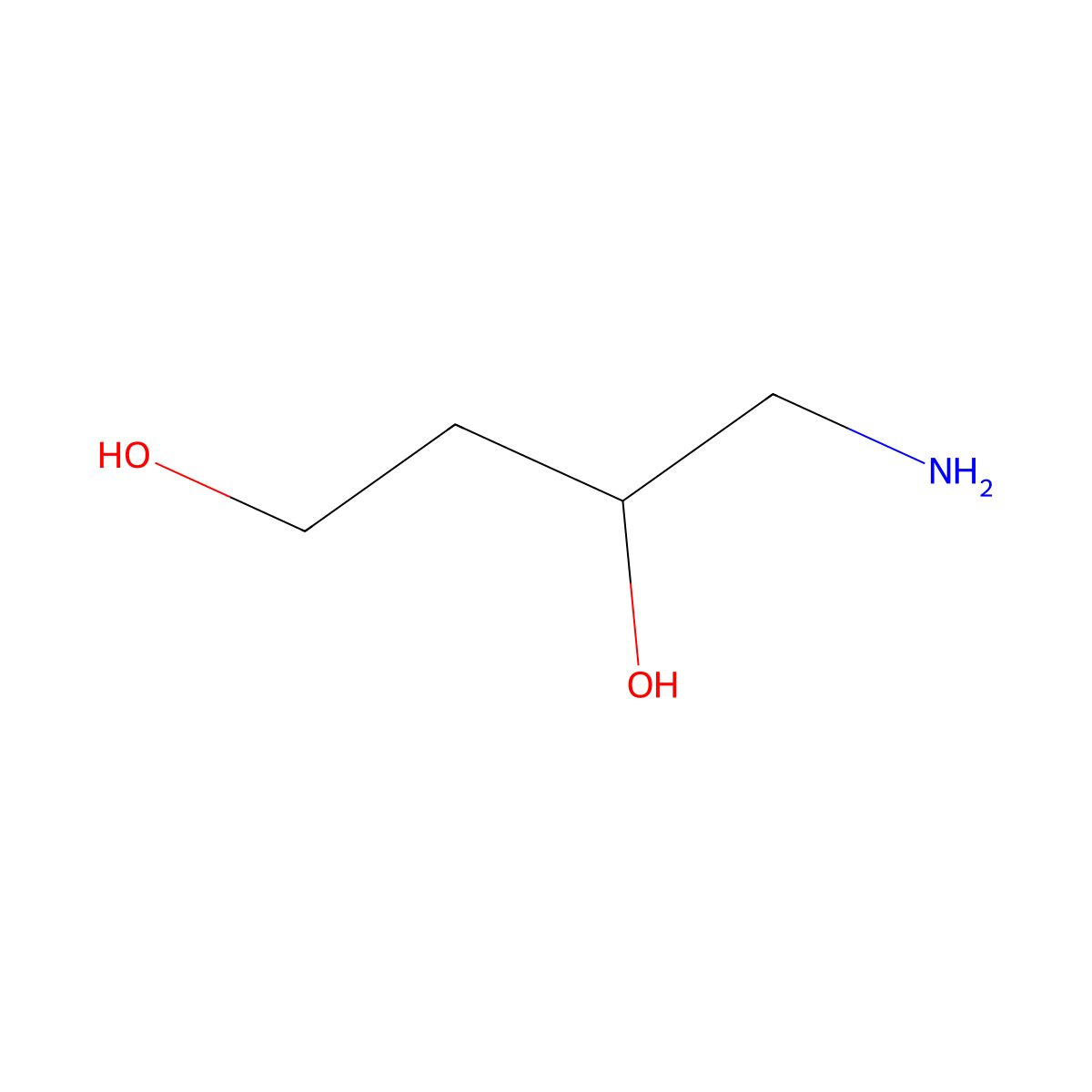 (3S)-4-aminobutane-1,3-diol molecular structure, CAS 637343-51-2