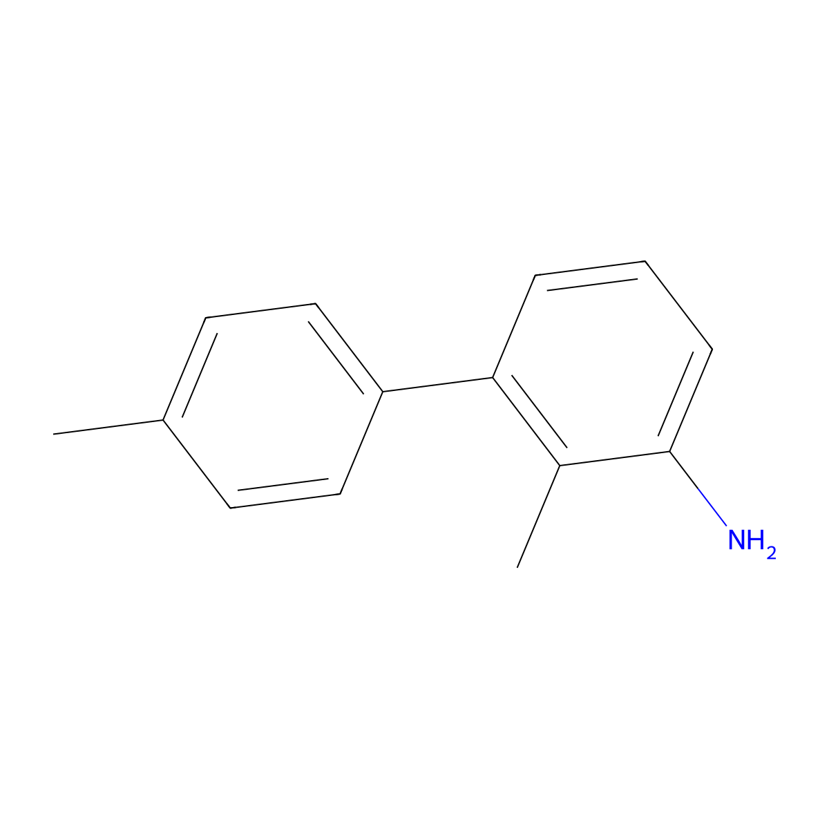 2,4'-Dimethyl-[1,1'-biphenyl]-3-amine molecular structure, CAS 637353-05-0