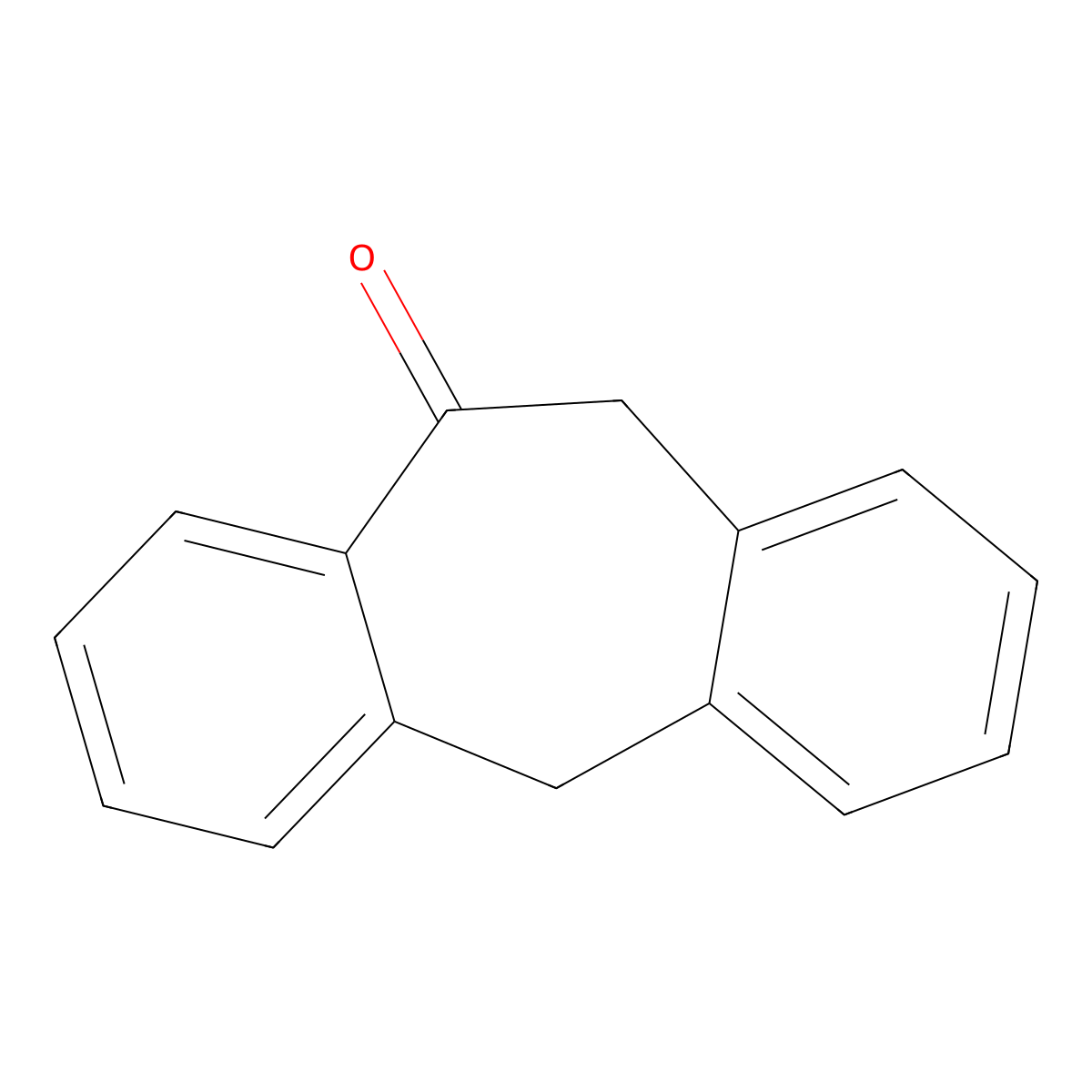 5,11-Dihydro-10H-dibenzo[a,d][7]annulen-10-one molecular structure, CAS 6374-70-5