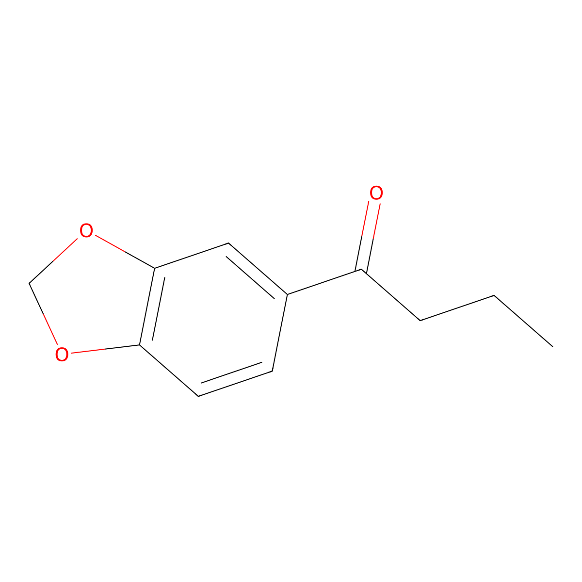 1-(1,3-Dioxaindan-5-yl)butan-1-one molecular structure, CAS 63740-97-6