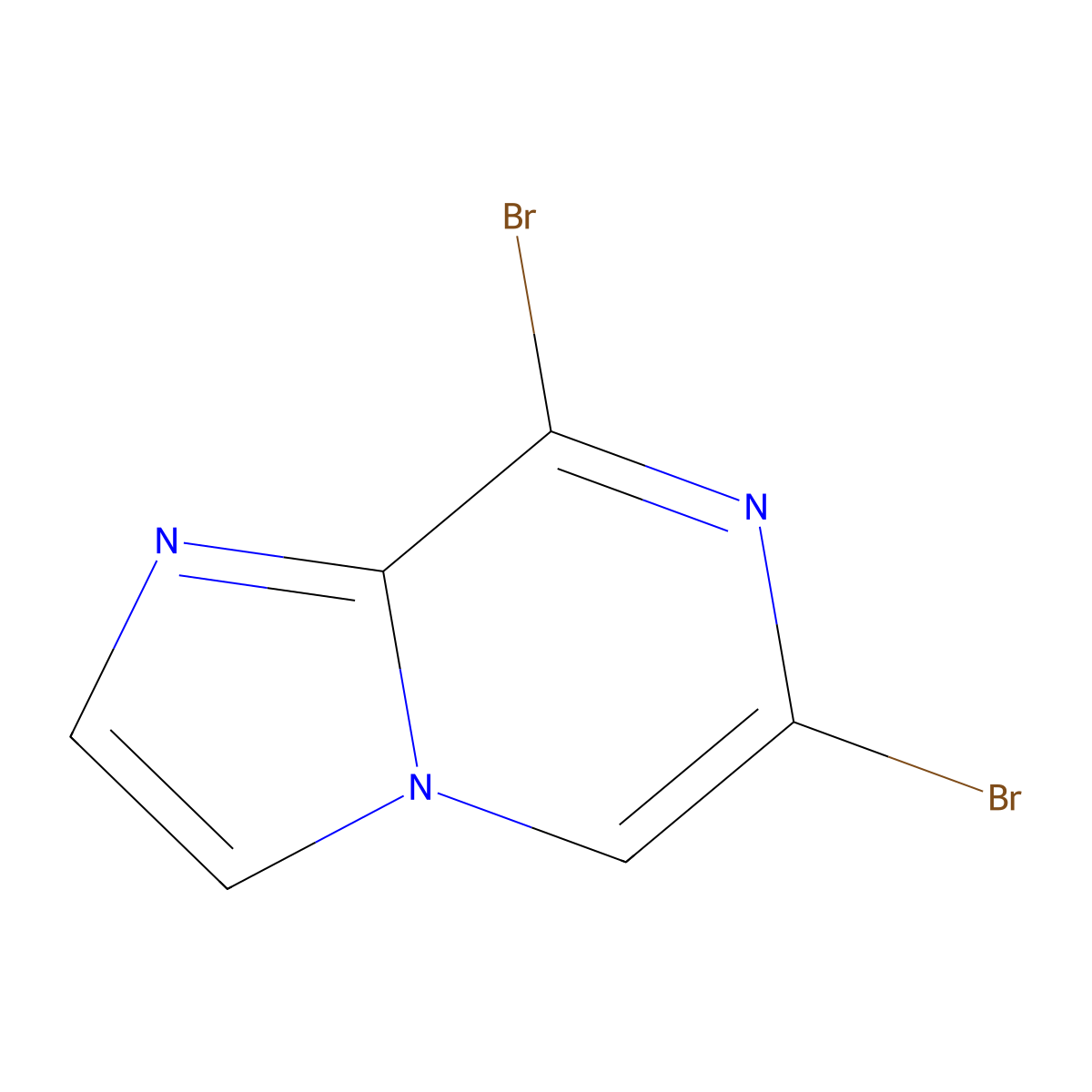 6,8-Dibromoimidazo[1,2-a]pyrazine molecular structure, CAS 63744-22-9