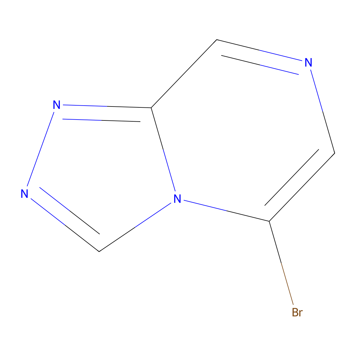 5-Bromo-[1,2,4]triazolo[4,3-a]pyrazine molecular structure, CAS 63744-29-6