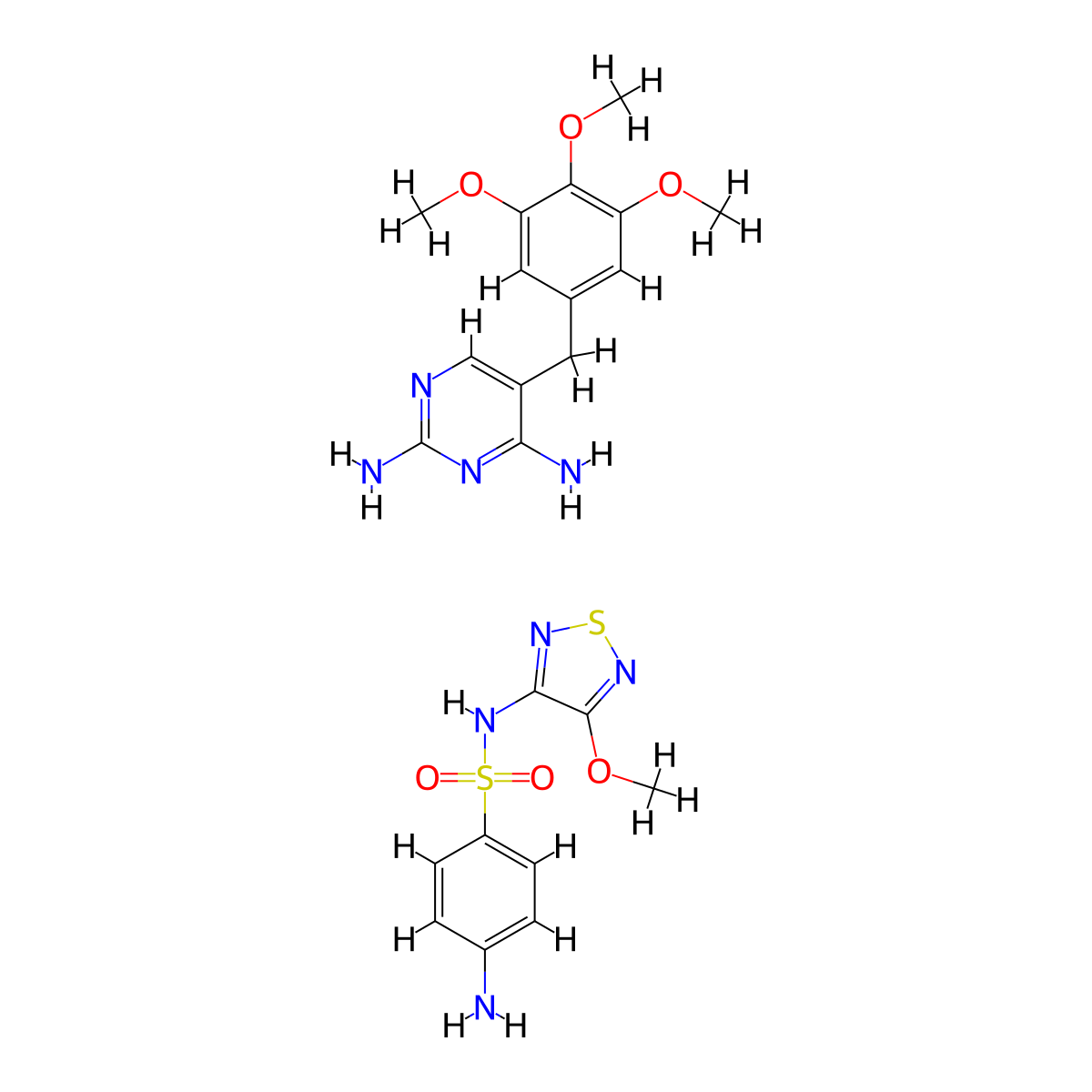 Co-Soltrim molecular structure, CAS 63749-94-0