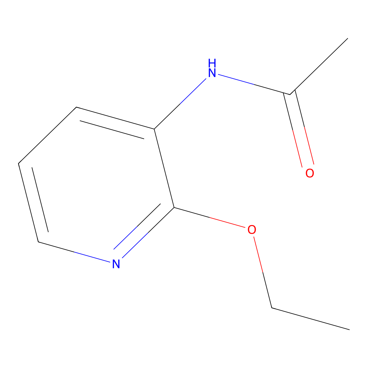 N-(2-ethoxypyridin-3-yl)acetamide molecular structure, CAS 63756-63-8
