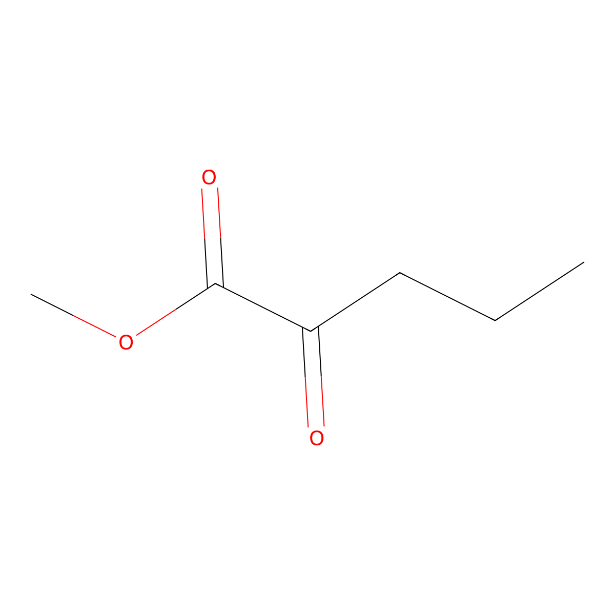 Methyl 2-Oxovalerate molecular structure, CAS 6376-59-6