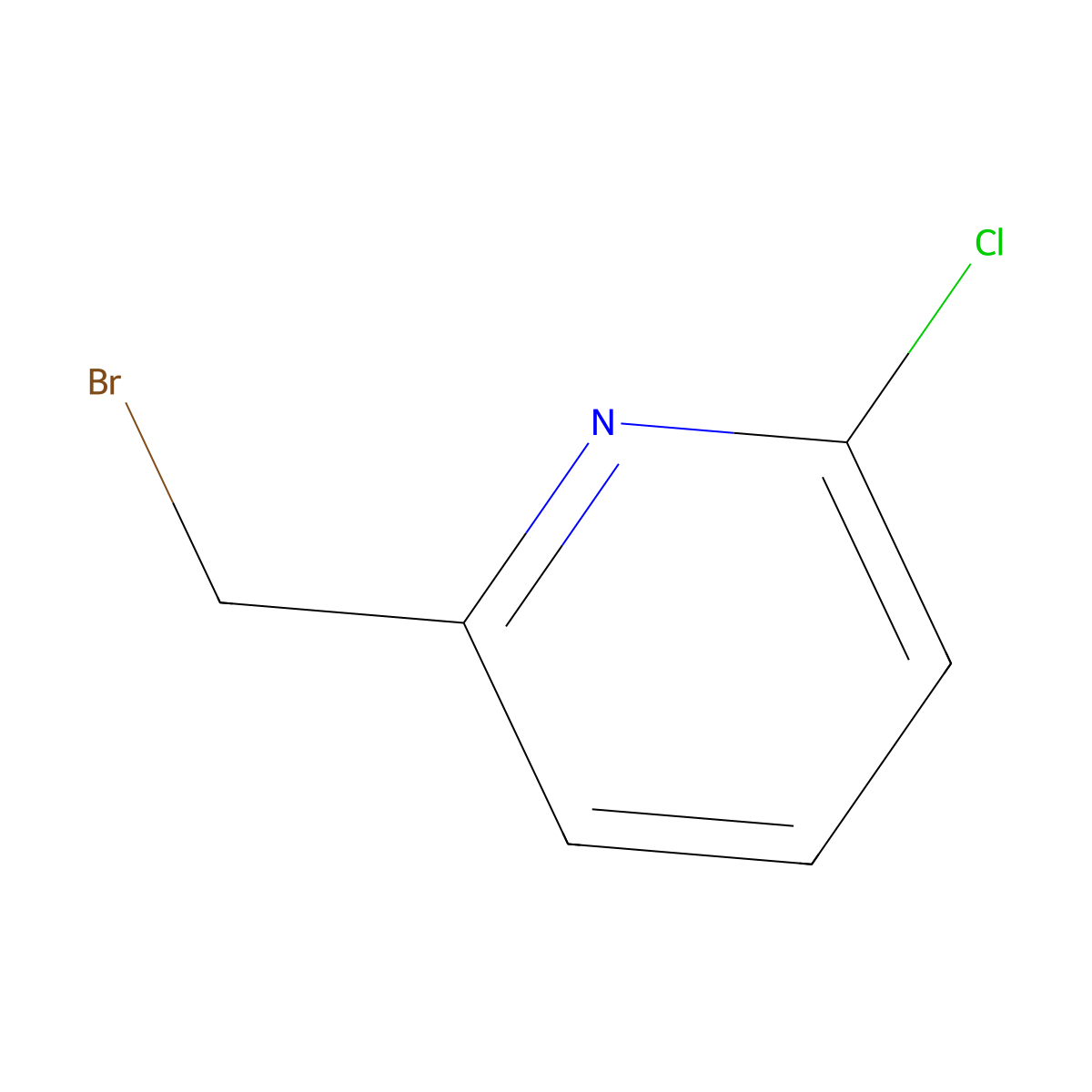 2-(Bromomethyl)-6-chloro-pyridine molecular structure, CAS 63763-79-1