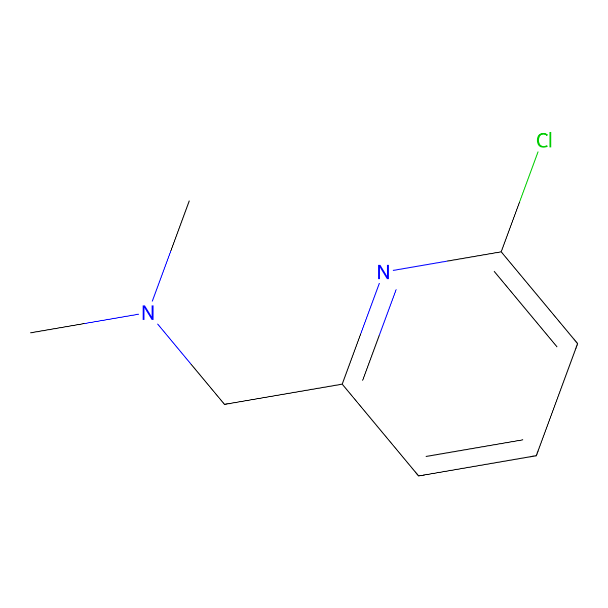 [(6-Chloropyridin-2-yl)methyl]dimethylamine molecular structure, CAS 63763-80-4