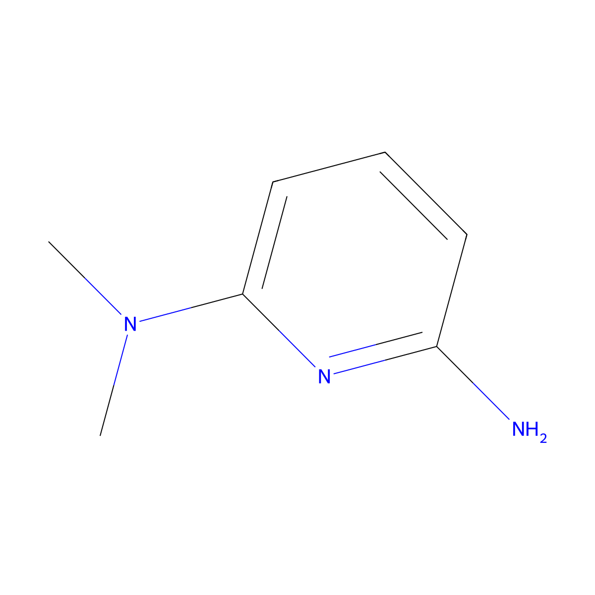 N2,N2-dimethylpyridine-2,6-diamine molecular structure, CAS 63763-86-0