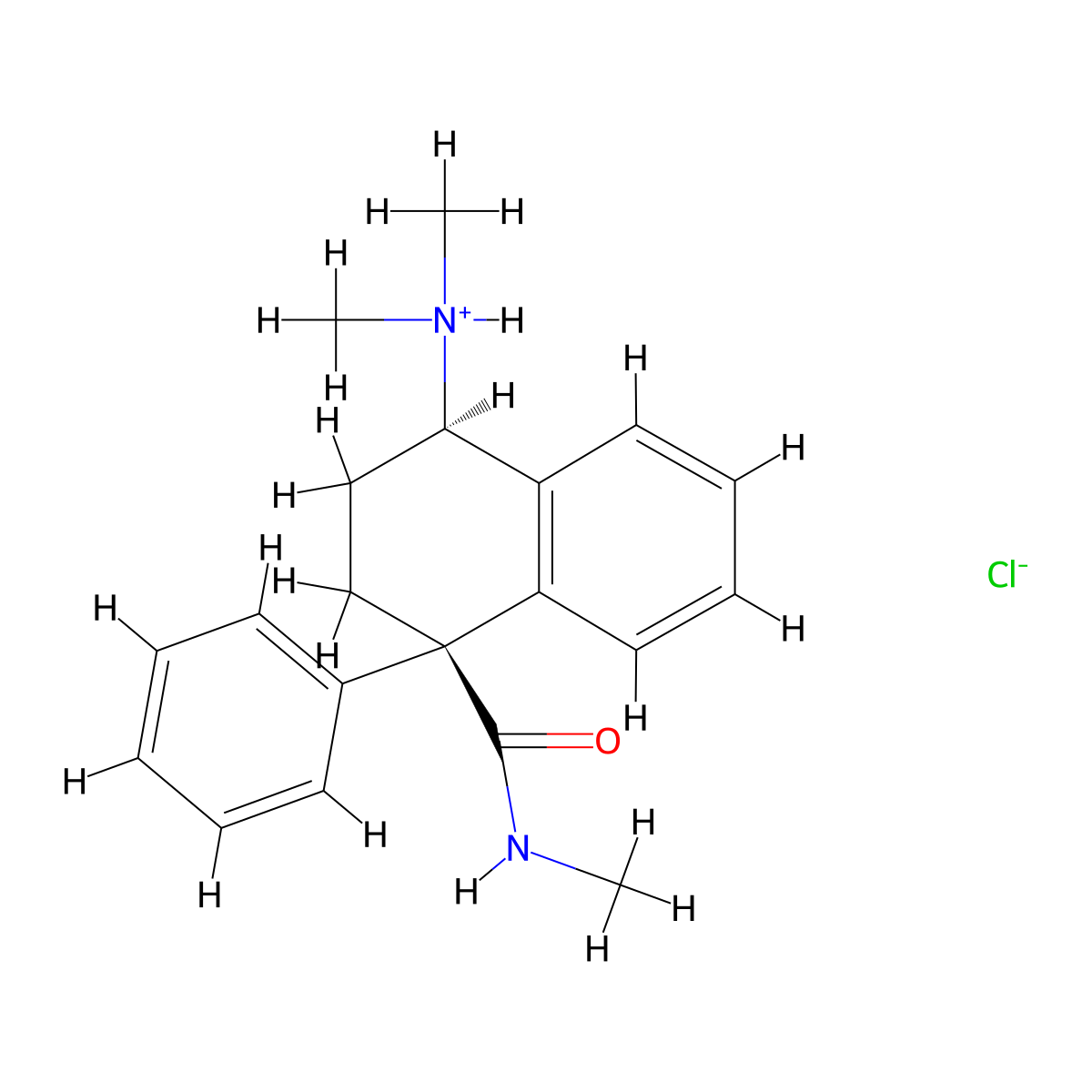 4-(Dimethylamino)-N-methyl-1-phenyl-1,2,3,4-tetrahydronaphthalene-1-carboximidic acid--hydrogen chloride (1/1) molecular structure, CAS 63766-17-6