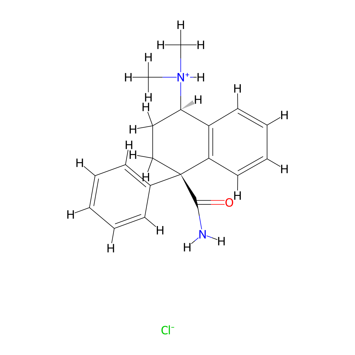 4-(Dimethylamino)-1-phenyl-1,2,3,4-tetrahydronaphthalene-1-carboximidic acid--hydrogen chloride (1/1) molecular structure, CAS 63766-18-7