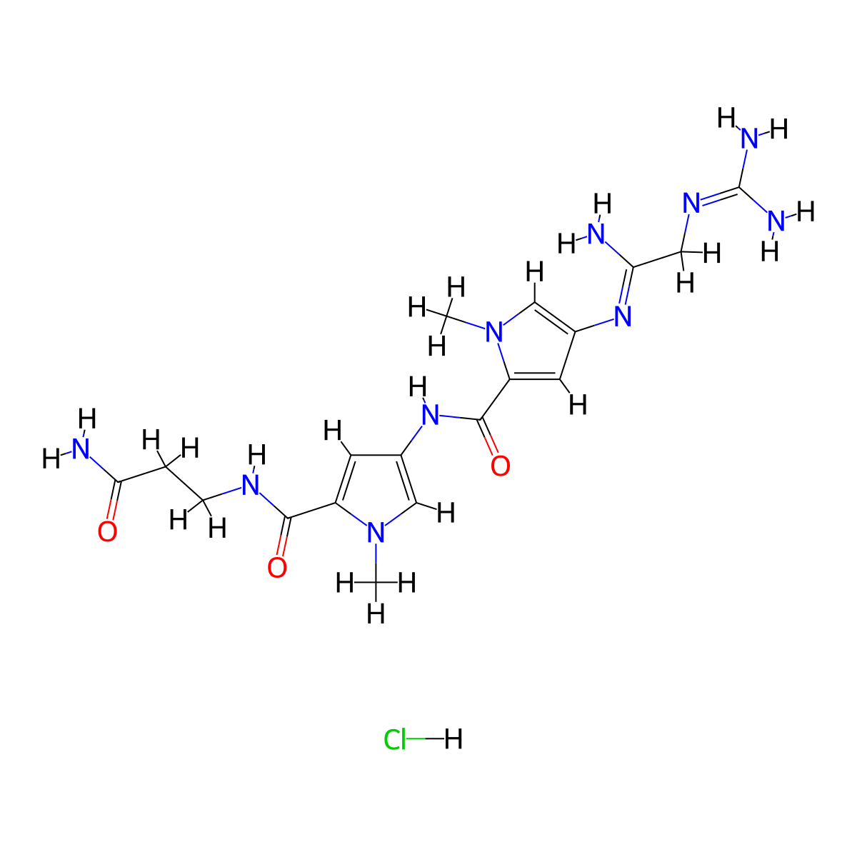 Netropsin Hydrochloride molecular structure, CAS 63770-20-7