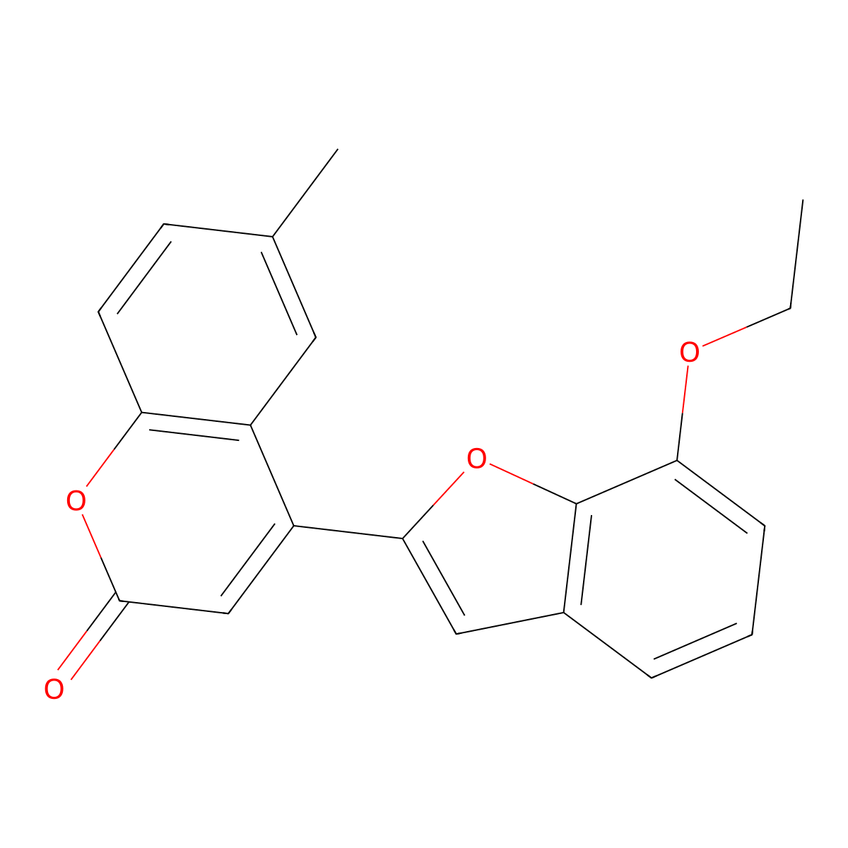 4-(7-ethoxy-1-benzofuran-2-yl)-6-methyl-2H-chromen-2-one molecular structure, CAS 637752-16-0