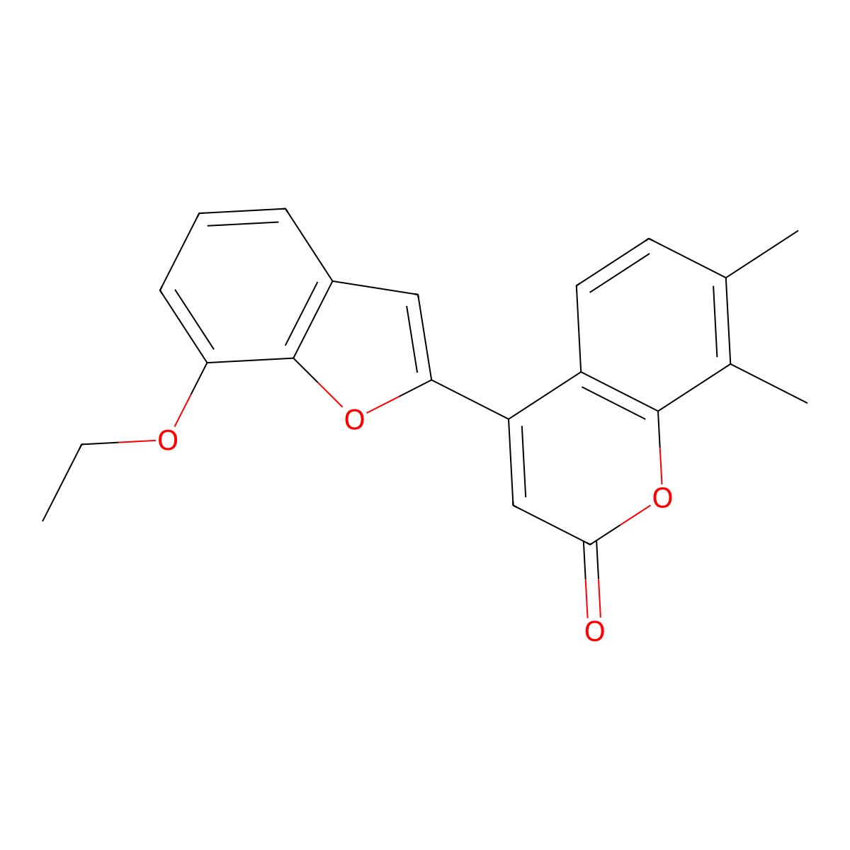 4-(7-ethoxybenzofuran-2-yl)-7,8-dimethyl-2H-chromen-2-one molecular structure, CAS 637752-22-8