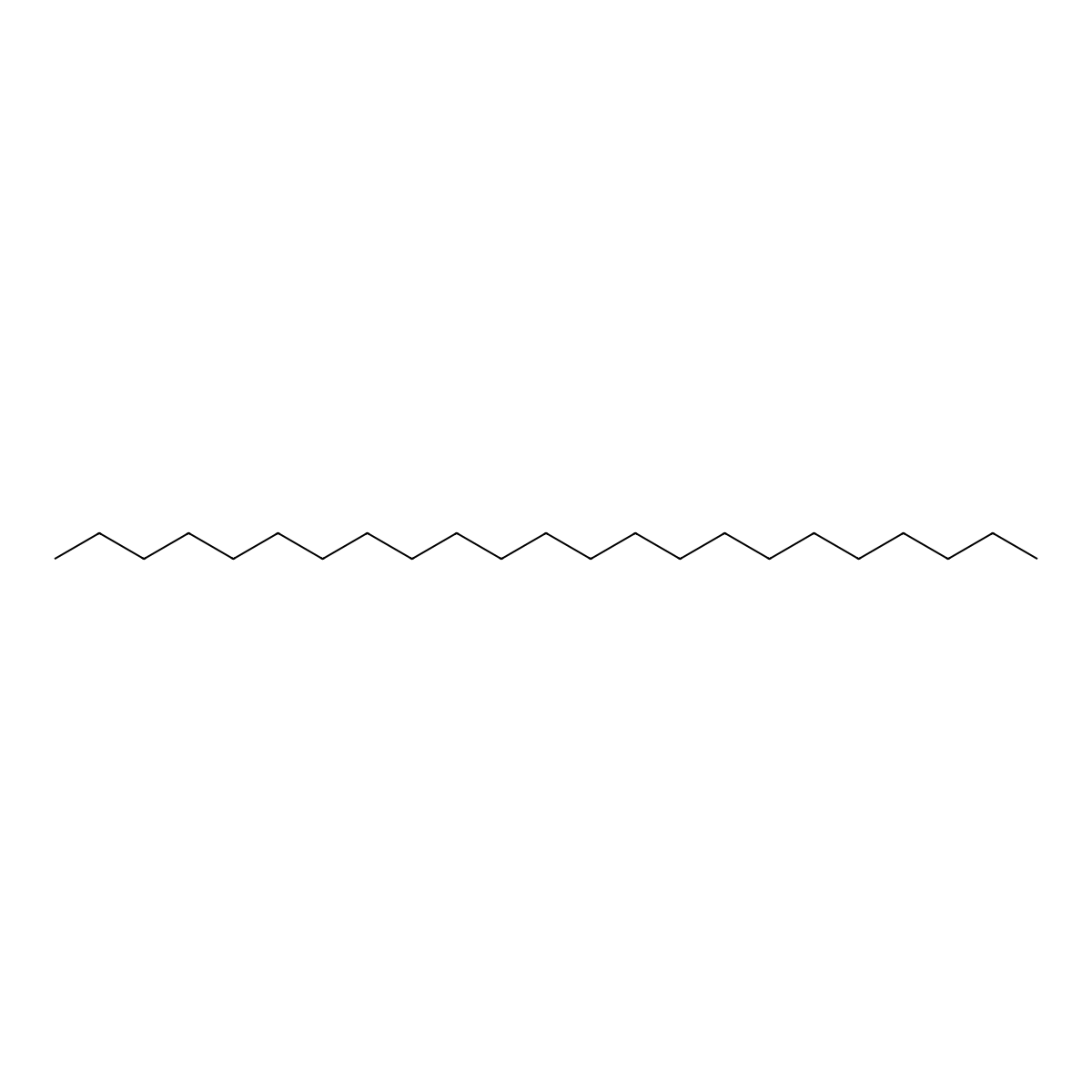 Tricosane molecular structure, CAS 638-67-5