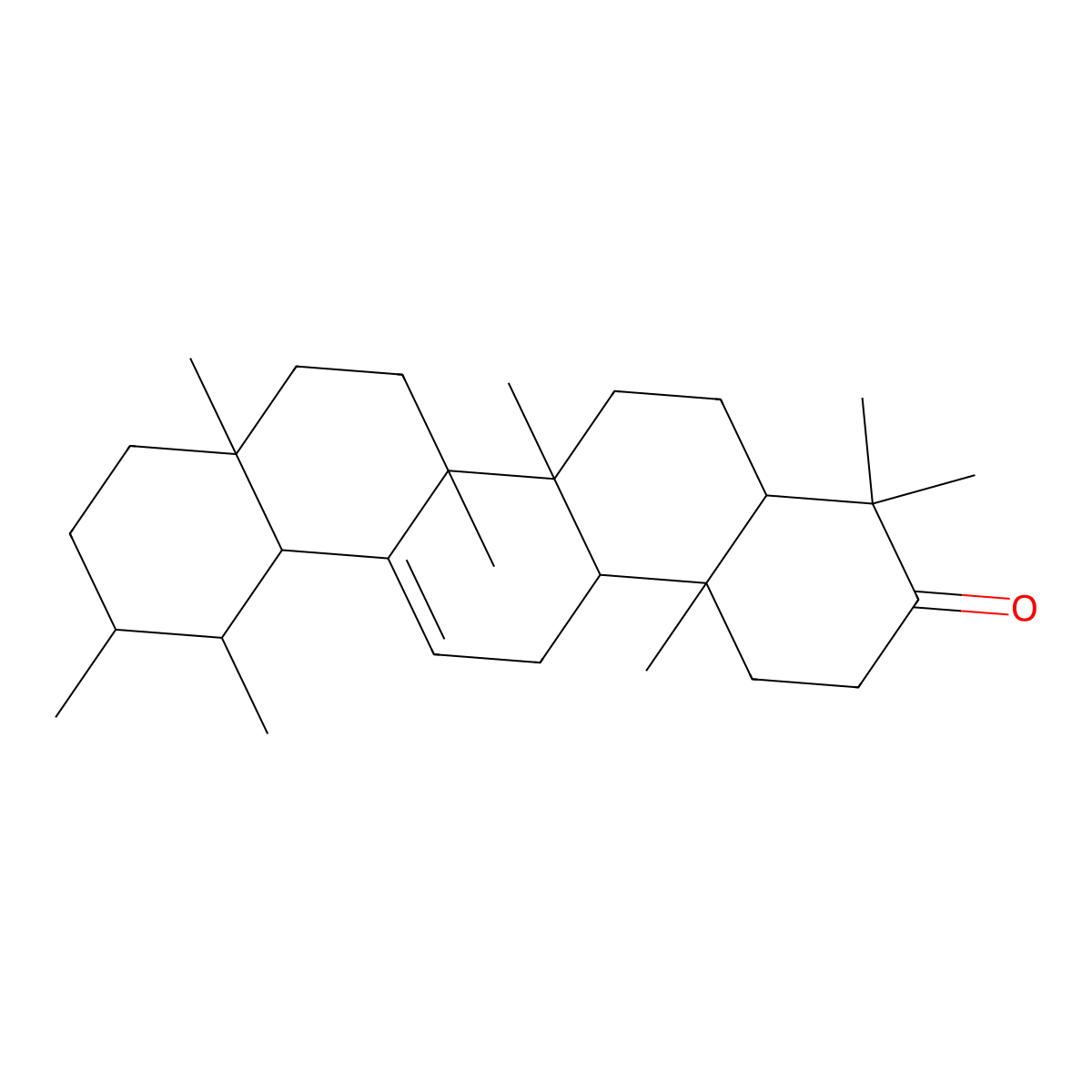 alpha-Amyrenone molecular structure, CAS 638-96-0