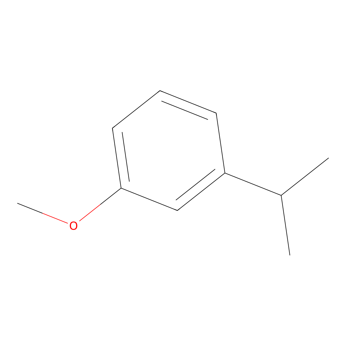 1-Isopropyl-3-methoxy-benzene molecular structure, CAS 6380-20-7