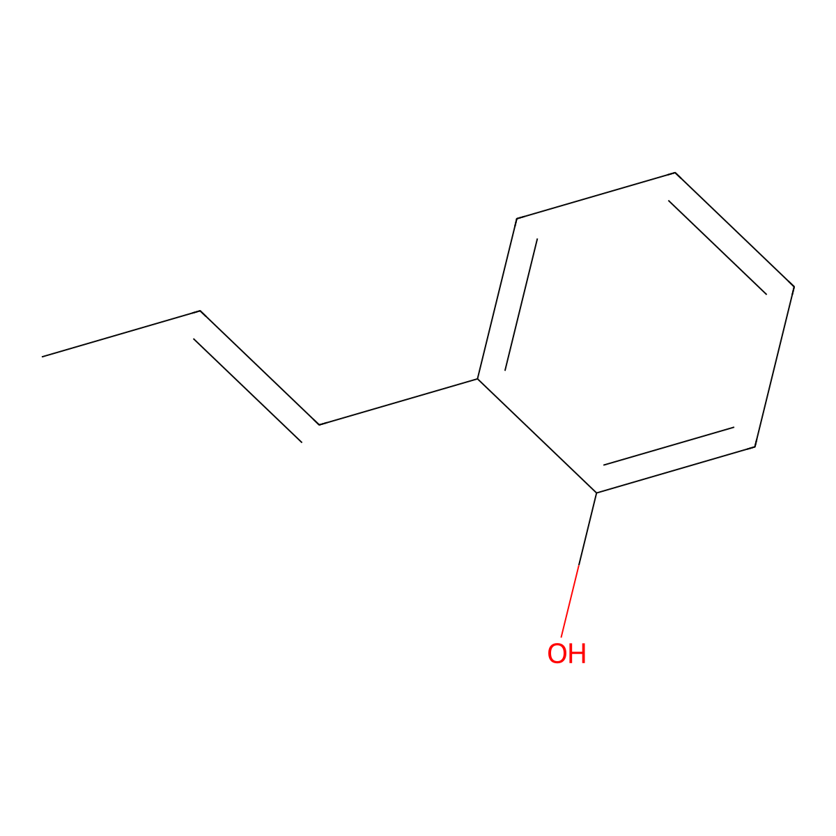2-Propenylphenol molecular structure, CAS 6380-21-8