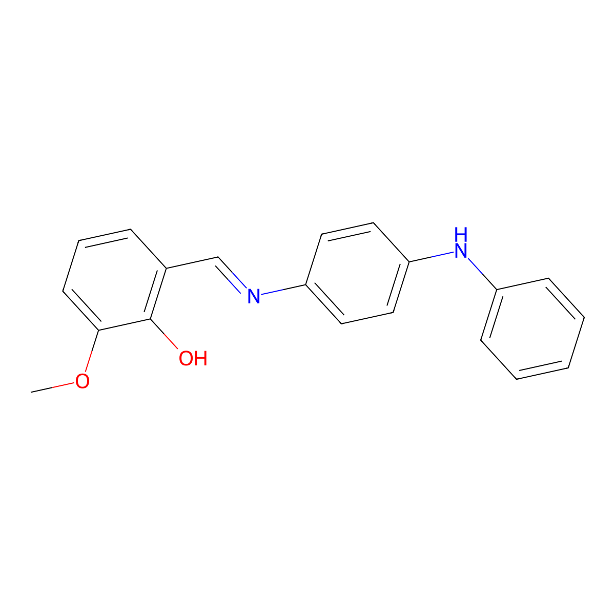 Alpha-(4-anilinophenylimino)-6-methoxy-O-cresol molecular structure, CAS 6380-73-0