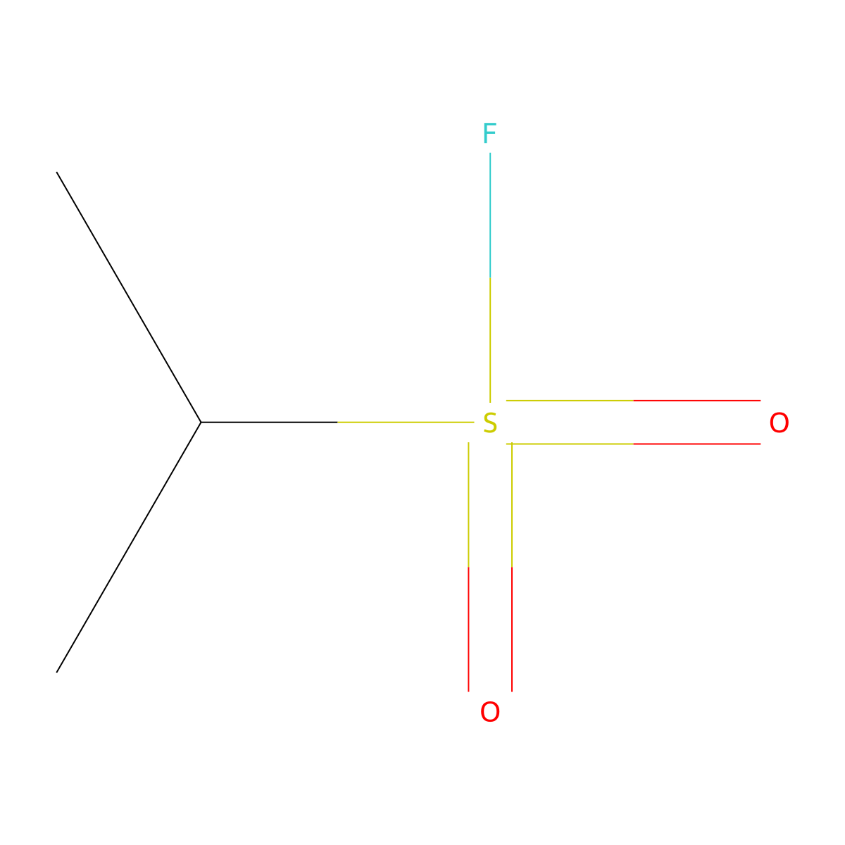 Propane-2-sulfonyl fluoride molecular structure, CAS 63805-73-2