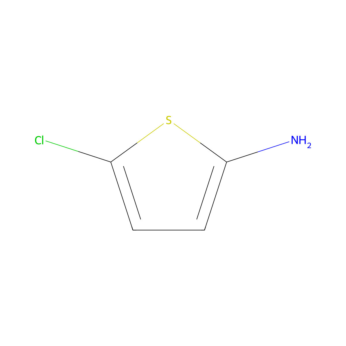 5-Chlorothiophen-2-amine molecular structure, CAS 63806-78-0