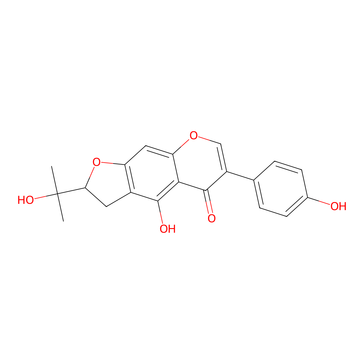 Erythrinin C molecular structure, CAS 63807-85-2