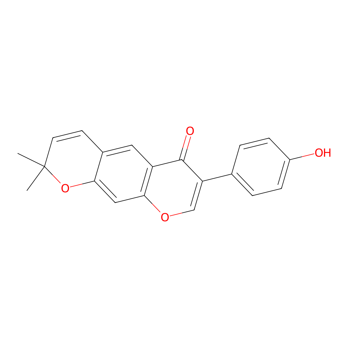 Erythrinin A molecular structure, CAS 63807-86-3