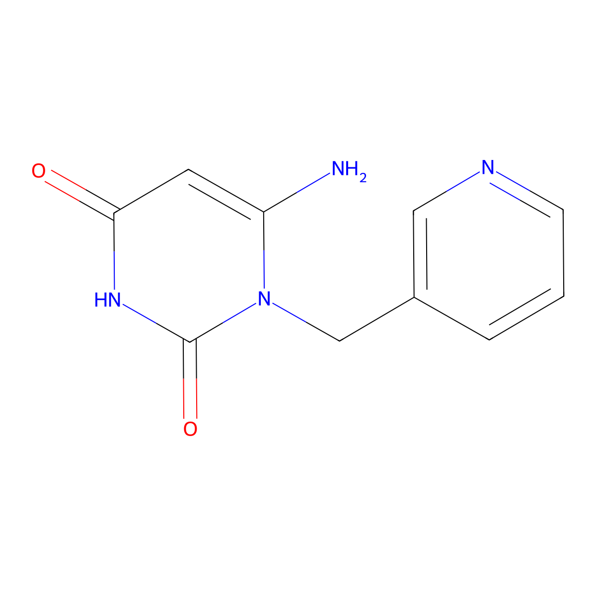 6-Amino-1-(pyridin-3-ylmethyl)pyrimidine-2,4(1h,3h)-dione molecular structure, CAS 638136-57-9