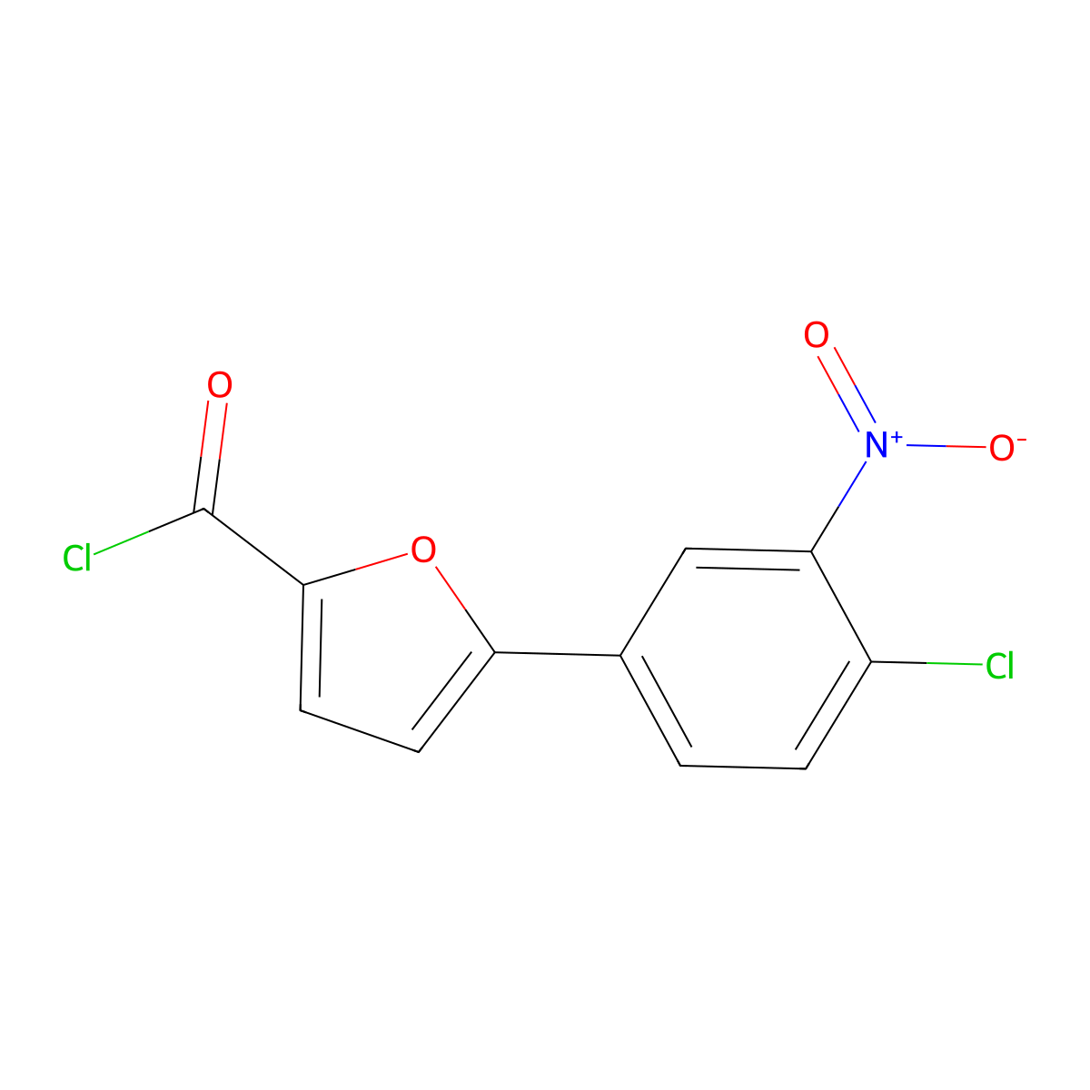 5-(4-Chloro-3-nitrophenyl)-2-furoyl chloride molecular structure, CAS 638160-09-5