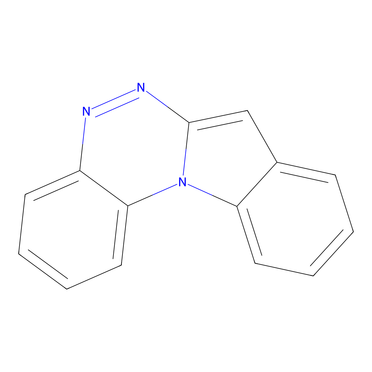 Benzo[5,6][1,2,4]triazino[4,3-a]indole molecular structure, CAS 638201-11-3