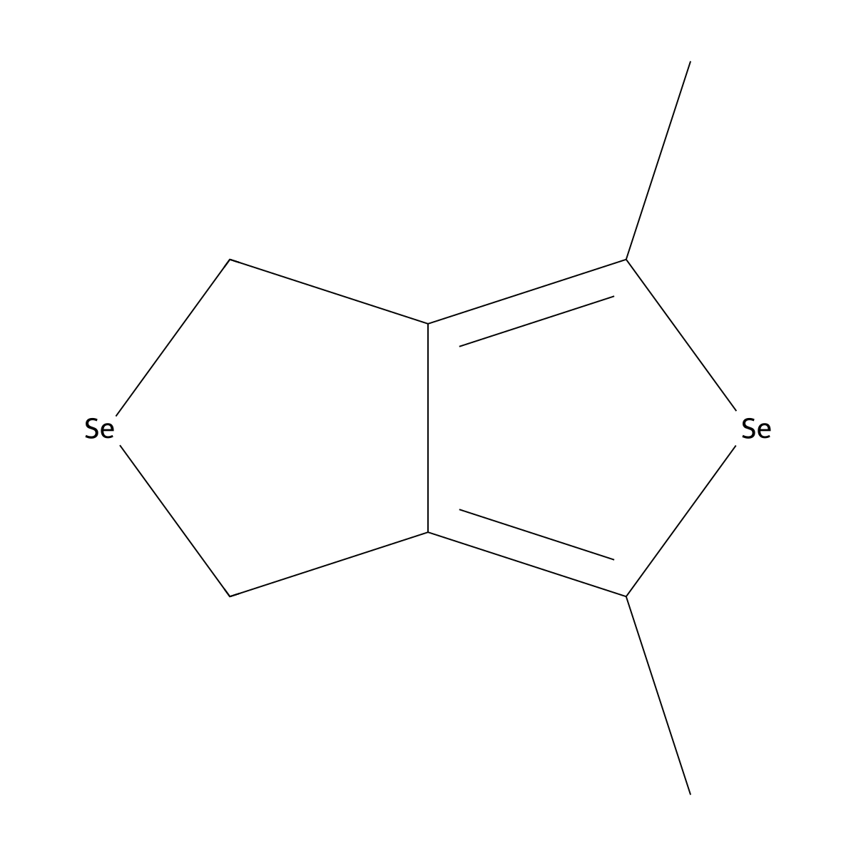 4,6-dimethyl-1H,3H-selenopheno[3,4-c]selenophene molecular structure, CAS 63822-25-3