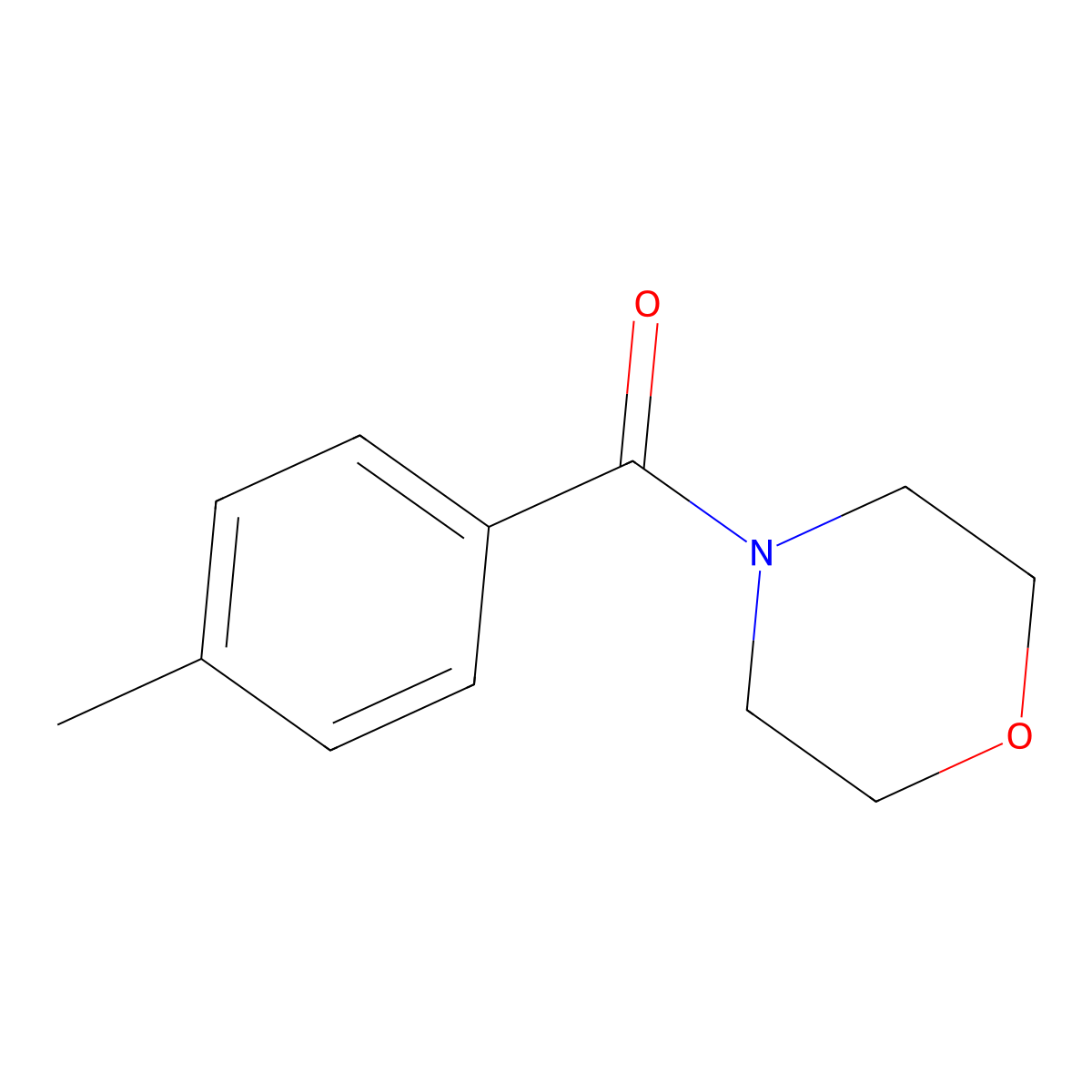 (4-Methylphenyl)morpholin-4-ylmethanone molecular structure, CAS 63833-44-3