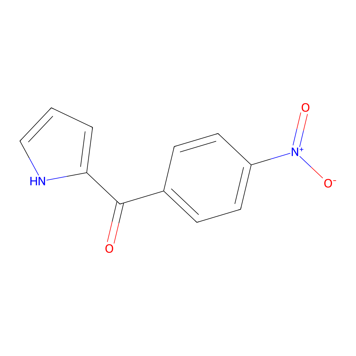 2-(4-Nitrobenzoyl) pyrrole molecular structure, CAS 63833-47-6